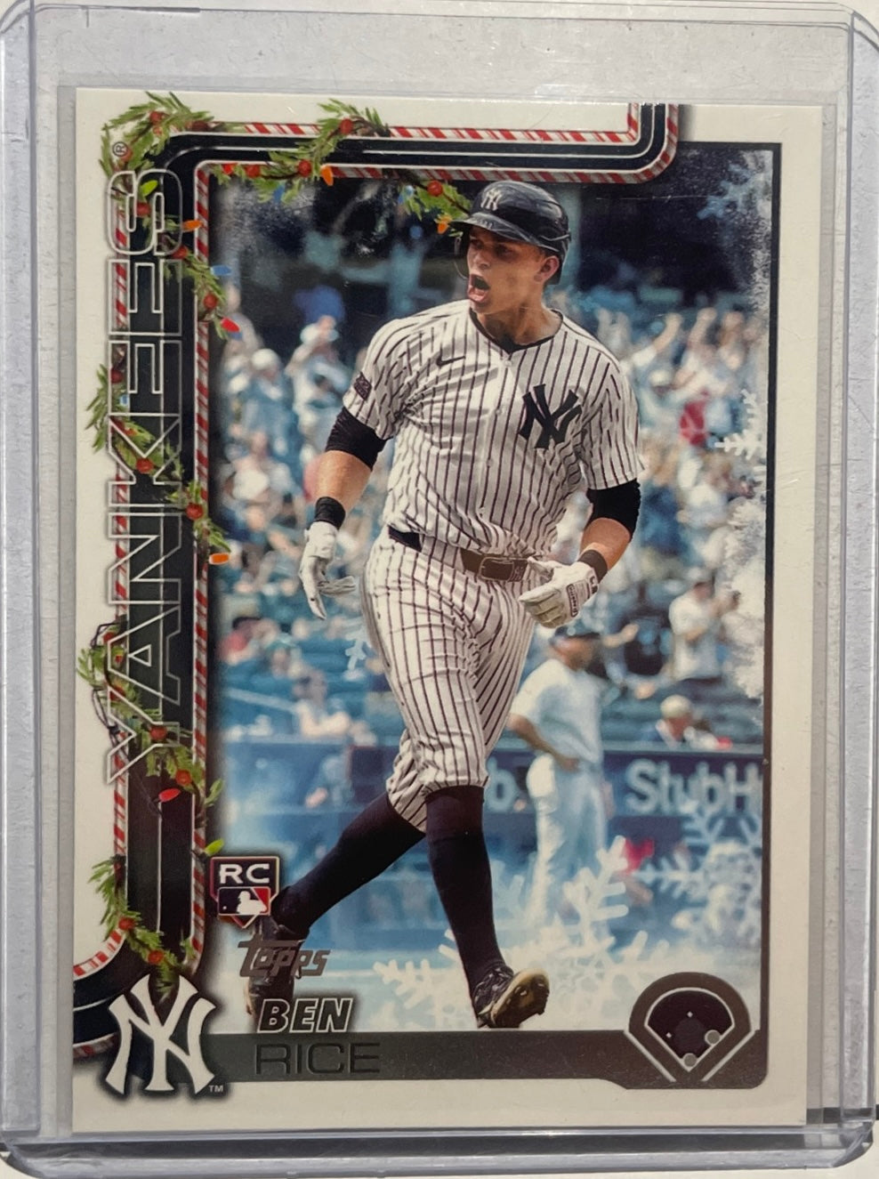 2025 Topps Holiday - Ben Rice #H8 (RC)